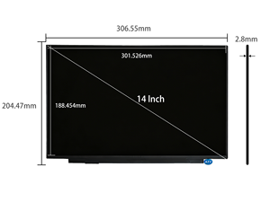 Nueva Pantalla LED TFT Curva <span class=keywords><strong>RISS</strong></span> N140FGE-EA2 de 14 Pulgadas para Laptop ThinkPad T440/T450S/S3-S431/S440 EDP 30 pines 1600x900 para Uso Profesional - Product Image 2