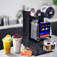 Machine de cachetage de tasse automatique commerciale à haute efficacité scellant de presse à chaud électrique pour boissons de thé à bulles pour Film de papier