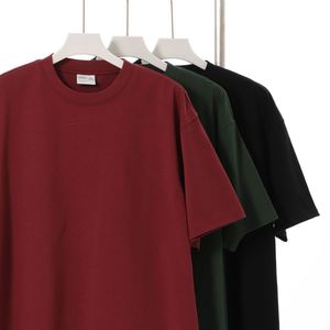 Camiseta Oversize de Manga Corta para Hombre, Marca Americana de Moda, Colección de Verano, Algodón Puro de Doble Hilo de 300g, Peso Pesado - Product Image 5
