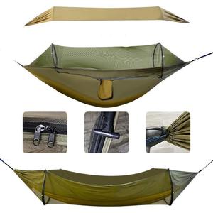Polar Everest <span class=keywords><strong>Double</strong></span> <span class=keywords><strong>Hammock</strong></span> com Anti-Rollover Automático de Abertura Rápida Swing Mosquito <span class=keywords><strong>Net</strong></span> Sunshade Nylon <span class=keywords><strong>2</strong></span> Pessoa - Product Image 4