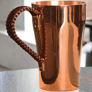 Sous-verre en cuivre pur personnalisable, très vendu, grande capacité, design classique, plusieurs tailles et spécifications, ensemble de tasses à bière - Product Image 3