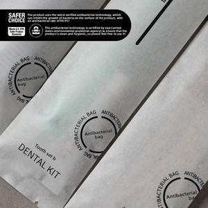 Juego <span class=keywords><strong>de</strong></span> <span class=keywords><strong>Cepillo</strong></span> <span class=keywords><strong>de</strong></span> <span class=keywords><strong>Dientes</strong></span> y Pasta Dental Desechables Antibacterianos para Hotel, <span class=keywords><strong>con</strong></span> Cerdas Suaves, Empaquetados Individualmente, <span class=keywords><strong>con</strong></span> Logotipo Personalizable para Huéspedes - Product Image 2