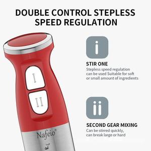 Hot Sale Stainless Steel Shaft Stick <strong>Blenders</strong> Adjustable <strong>Speed</strong> Household 4 in 1 Electric <strong>Hand</strong> <strong>Blender</strong> - Product Image 5