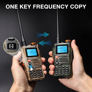 วิทยุสื่อสารแบบสองทาง Baofeng K63 6W กำลังส่งสูง สามย่านความถี่ 1.25M VHF FM สำหรับนักวิทยุสมัครเล่น - Product Image 2