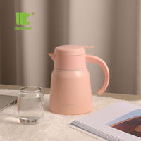 Unique Group 800ml Cafetière thermique en acier inoxydable Grande bouilloire isolée sous vide avec design de logo Machine à café prête à l'emploi