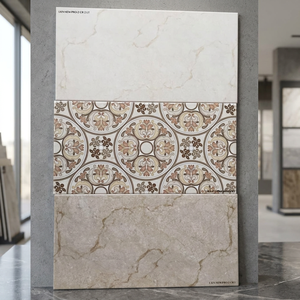 Gris 30x60cm 300x600mm Glossy 3D Printed 12x24 Carrelages muraux de salle de bain Porcelaine Look Céramique pour importateurs - Product Image 2