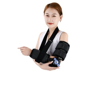 Adjustable elbow joint brace, forearm, <b>arm</b>, and shoulder support; left and right adjustable for health and wellness. - Product Image 1