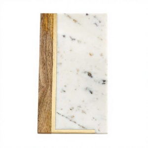 Nouvel Alphabet laiton métal gravure marbre et planche à découper en bois cuisine acier inoxydable haute qualité couverts ensemble de couverts - Product Image 1