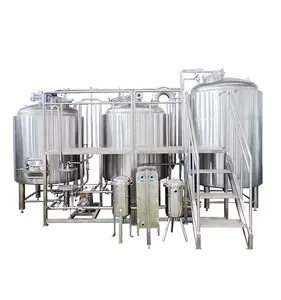 Honglin nuovo prodotto in acciaio inox 304 1000L 2000L 3000L linea di produzione di birra artigianale 5000L produzione di birra attrezzature per la vendita