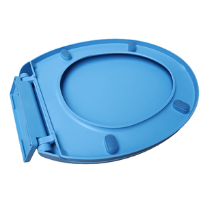 热销批发马桶座圈 OEM/ODM 蓝色PP塑料马桶座圈盖 - Product Image 3