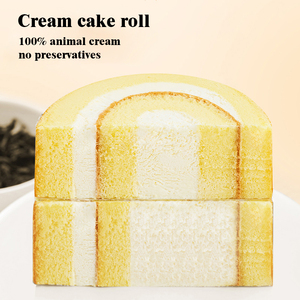 Venta al por mayor Tartas congeladas Nutritivo Desayuno Té sabor Animal crema <span class=keywords><strong>Postre</strong></span> Crema Pasteles Swiss Roll Cake <span class=keywords><strong>Postre</strong></span> congelado - Product Image 3