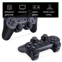 Nouvelle console rétro M8 4K populaire avec manette sans fil 2,4 GHz noire 2,4G RAM pour jeux HD