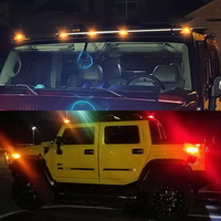 14 Stück LARIDAS Gelbe PMMA-Dachleuchte für 2003-2009 H2 LED-Seitenmarkierungsleuchte 12V Warnsignalleuchte