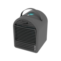 Mini Raffrescatore d'Aria Elettrico da Tavolo Portatile con Serbatoio d'Acqua da 700ml, Supporto per Cubetti di Ghiaccio, Umidificatore DC, Ventilatore per Casa e Hotel
