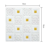 Autocollant mural 3D auto-adhésif en XPE, décoration murale moderne imperméable pour usage domestique et de divertissement