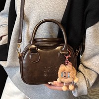 Sac à bandoulière en PU pour femme, style mode, avec surpiqûres, sac à main quotidien