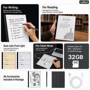 Verabschieden Sie sich von Bildschirm-Einschleppen: Echte <span class=keywords><strong>E</strong></span>-Ink-Lesegeräte mit 120W Leistung und 220V Spannung bringen das authentische Papierbuch-Erlebnis wieder her. - Product Image 2