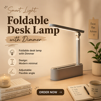 Lampes de travail rechargeables, lampes de chevet sans fil pour chambre à coucher, lampes d'étude créatives à LED RGB modernes, lampes de lecture magnétiques à LED pour bureau