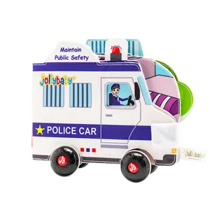 Jollybaby OEM Jouet d'éveil en tissu 3D pour enfants avec fonction sensorielle silencieuse Livre d'éveil en feutre personnalisable - Product Image 1