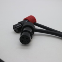 Kabel Adaptor XLR Sudut 90 Derajat, Kabel Mikrofon XLR Pria ke Wanita yang Dapat Disesuaikan, Kabel Mikrofon yang Dapat Diputar untuk Mikrofon Mixer