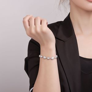 Bracelet en cristal en forme de goutte d'eau, serti de pierres, en alliage de cuivre, bijoux de fête ASL-1775Q - Product Image 3
