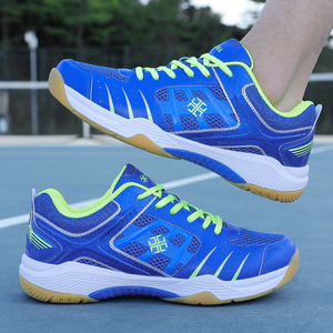 Zapatillas de tenis transpirables de malla blanca con cordones, antideslizantes, con absorción de impactos, calzado deportivo para hombres y mujeres, deportes al aire libre y - Product Image 3