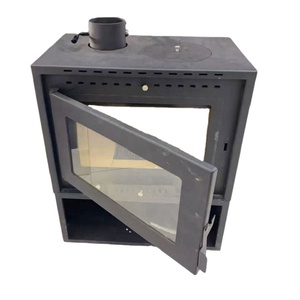 Cheminée intérieure contemporaine en acier inoxydable, poêle à bois avec technologie PLC pour le confort hivernal - Product Image 6