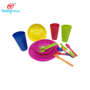 Usine <span class=keywords><strong>Prix</strong></span> de Première Main Soutien Personnalisation Couleurs Écologique En Plastique De <span class=keywords><strong>Vaisselle</strong></span> - Product Image 6