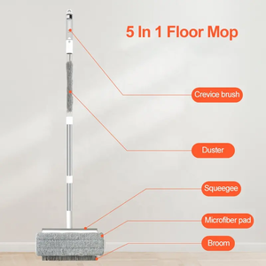 Bán Buôn 6-Trong-1 Ma Thuật Lau Bộ Đa-Chức Năng Dài Phẳng Sợi Nhỏ Xử Lý Thiết Kế Mới Nhà Làm Sạch Công Cụ Hot Bán - Product Image 6