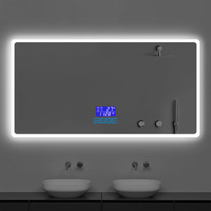 Espejo de Baño LED Rectangular Moderno y Minimalista con Esquinas Suaves, Retroiluminación y Control Táctil para Tocador de Hotel, Venta al por Mayor - Product Image 3