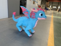 Robot RC Zigong, Dragon Volant de Dessin Animé, Dinosaure Marchant, Modèle Réaliste, Tailles Personnalisées, Pour Intérieur/Extérieur, Centre Commercial, Carnaval
