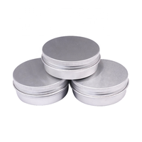 Boîtes d'étanchéité en métal aluminium personnalisées devraient brosser l'usine Mini boîtes de conserve à cadeaux Boîtes en aluminium à bouchon à vis en acier inoxydable