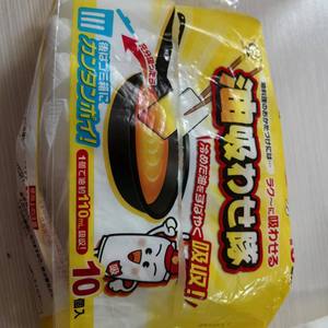 แผ่นดูดซับน้ำมันญี่ปุ่น ความจุ 80 มล. 20 แผ่น ใช้แล้วทิ้ง สำหรับใช้ในครัว ผ้าสีขาว - Product Image 3