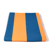 Serviettes de plage modernes de luxe à séchage rapide toutes saisons, personnalisables par sublimation, légères et à rayures, avec conception gratuite et faible MOQ