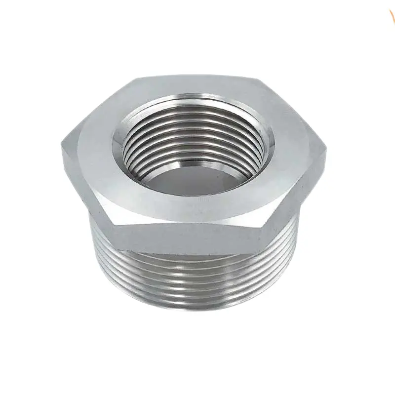 Custom Stainless Steel Brass pipe nipple NPT BSPT BSPP Male Female Pipe Adaptor Fitting Pipe Connection Fittings