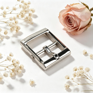 High Corrosion Resistant Stainless Steel Belt Pin Buckle Smooth <b>Mirror</b> Polished Hardware Fitting For Cowhide Belt Accessories - Product Image 5