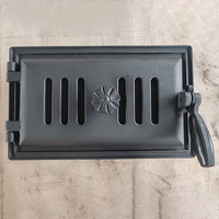 Boîte à cendres en fonte B104 - Design traditionnel pour four en briques et chauffage en maçonnerie