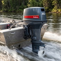 Mesin Kapal Profesional 2-Tak 40HP Pilihan Poros Panjang dan Pendek Kompatibel dengan Model Yamaha ENDURO
