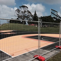 Valla Temporal de Seguridad para Construcción en Australia, Panel de Acero Galvanizado, Barrera Portátil para Control de Multitudes en Eventos y Sitios de Trabajo