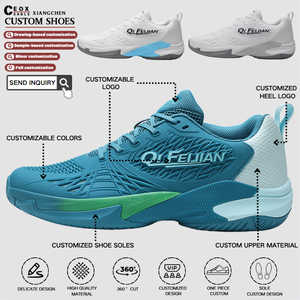 Scarpe Professionali da <span class=keywords><strong>Tennis</strong></span> e Badminton Traspiranti in Mesh con Assorbimento degli Urti e Resistenti all'Usura <span class=keywords><strong>per</strong></span> Pickleball - Product Image 2