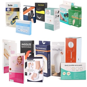 Ayakkabı Kılıfı Sanat Kağıdı Kutusu Ofset Baskı Tabanlık Ambalajı Renkli Kutular Zarif Sade Tasarım Çorap Eldiven Kutusu - Product Image 1
