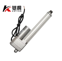 Actionneur linéaire robuste pour toit ouvrant et ventilateur, personnalisé, DC 24V, 500mm, charge 2500N, étanche IP65, avec capteur à effet Hall à aimant permanent