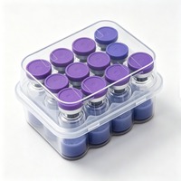 Poudre de tripeptide de cuivre WV GHK-Cu, matière première cosmétique, haute pureté (99%-99,9%), CAS 89030955, formule moléculaire C14H21CuN6O6
