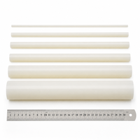 Barre solide en PCTFE vierge de haute pureté, diamètre 80 mm, usage industriel, résistant aux basses températures, anti-corrosion, facilement usinable par CNC