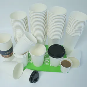 Customized Logo Printed Single Wall Paper Cup Coffee Paper Cup Packaging Disposable Paper Cup