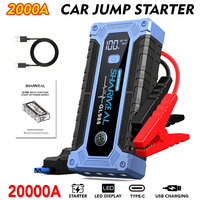 Démarreur d'urgence portable 12 V pour batterie de voiture, pour jusqu'à 10 L de diesel ou 7 L d'essence