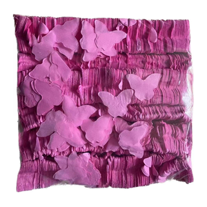 Vendita calda <span class=keywords><strong>Confetti</strong></span> di carta metallica <span class=keywords><strong>in</strong></span> farfalla/<span class=keywords><strong>fiore</strong></span>/cuore/cerchio/forme quadrate per la decorazione della festa di nozze con tiratori - Product Image 1