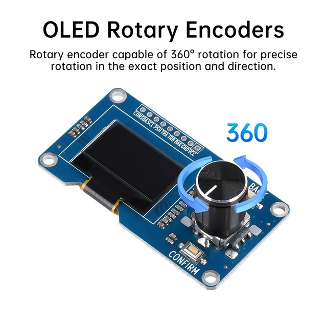 0.96 1.3 Inch OLED Display EC11 Rotary Encoder Module IIC Interface Electronic Component Kit for Arduino