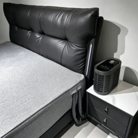 Matelas à circulation d'eau double zone, refroidissement et chauffage, contrôle intelligent de la température, sommeil silencieux, matelas de récupération pour un sommeil plus profond