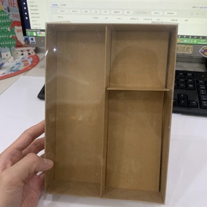 Hot Sale Customized Size Brown Kraft Paper Box Greeting Card Package Box Paper Boxes for Gift